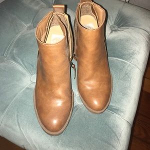 Brown booties